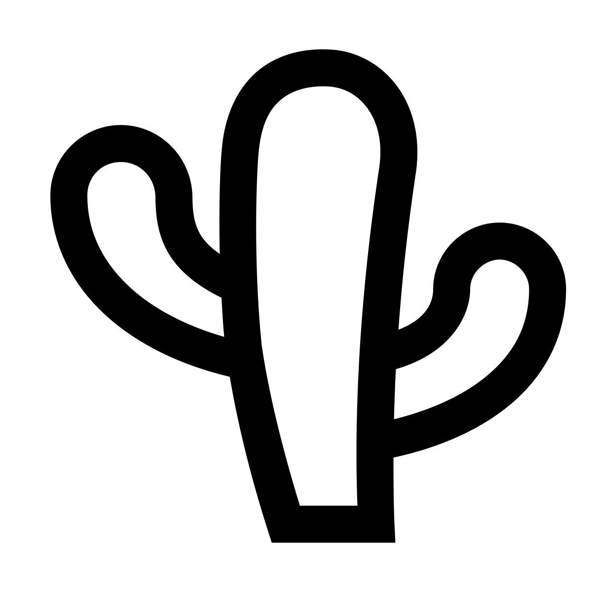 forma light sharp style 선인장 icon