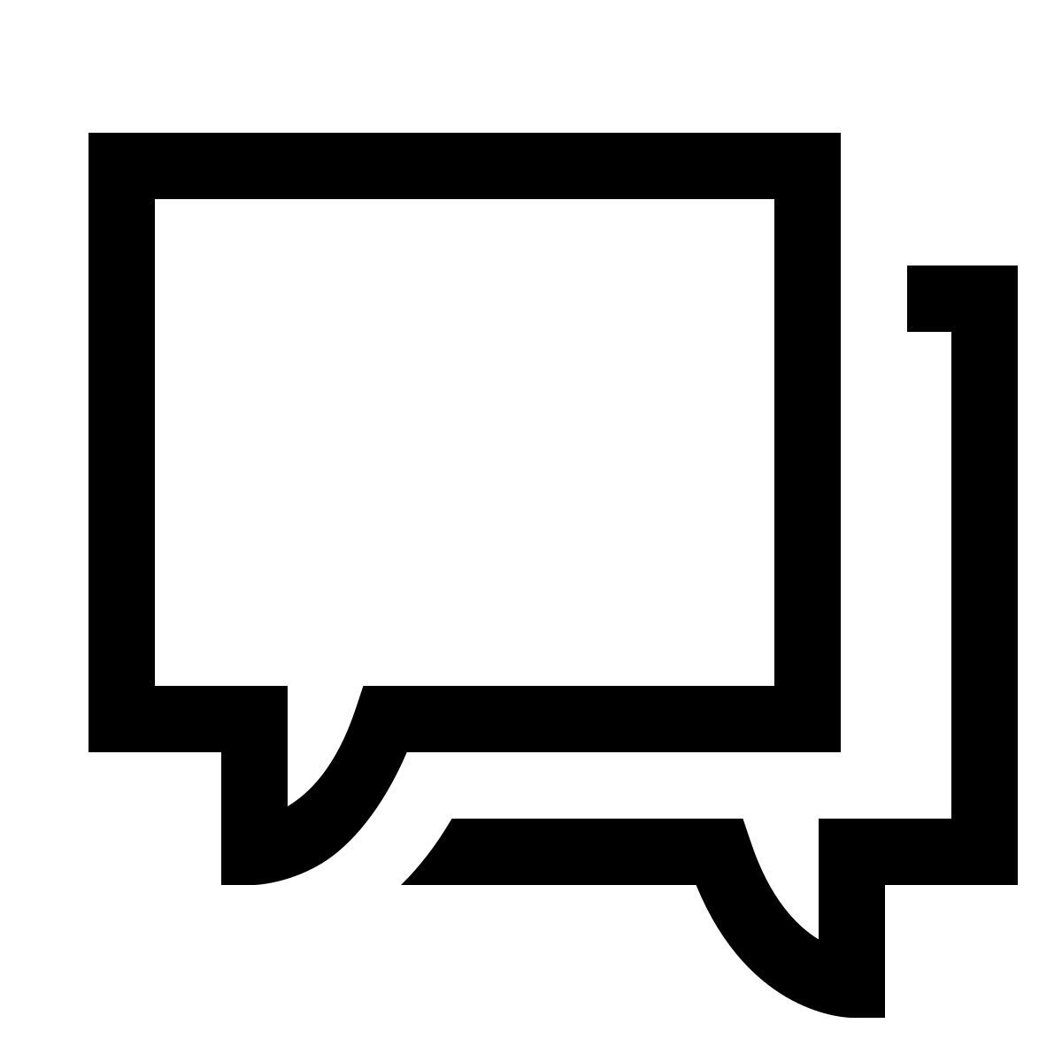 forma light sharp style chat icon