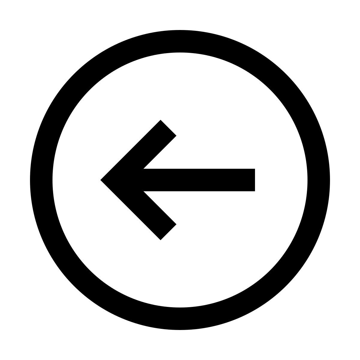 forma light sharp style botón de retroceso icon