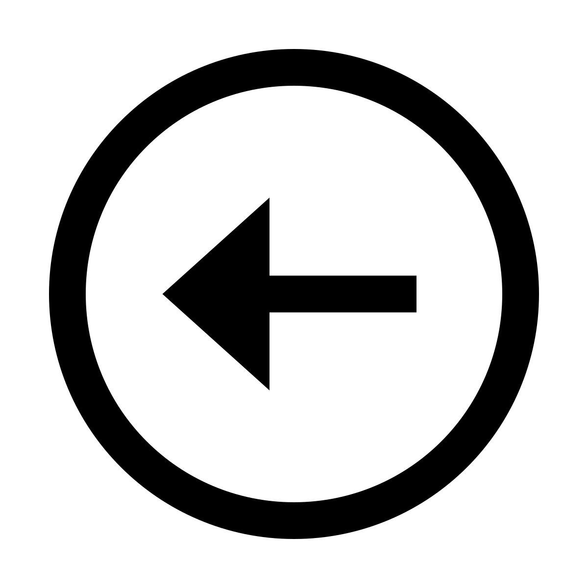 forma light sharp style go back icon