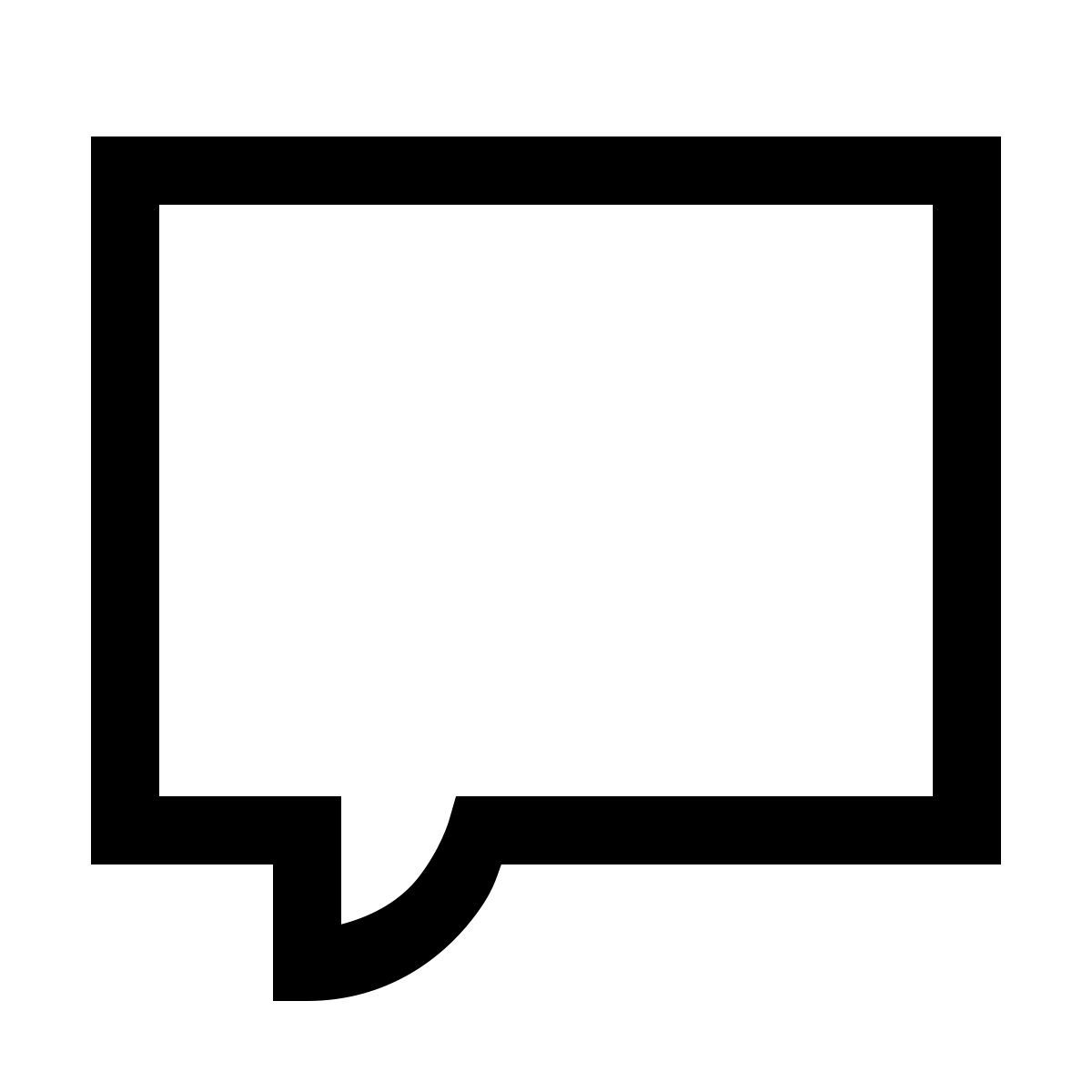 forma light sharp style commentaires icon