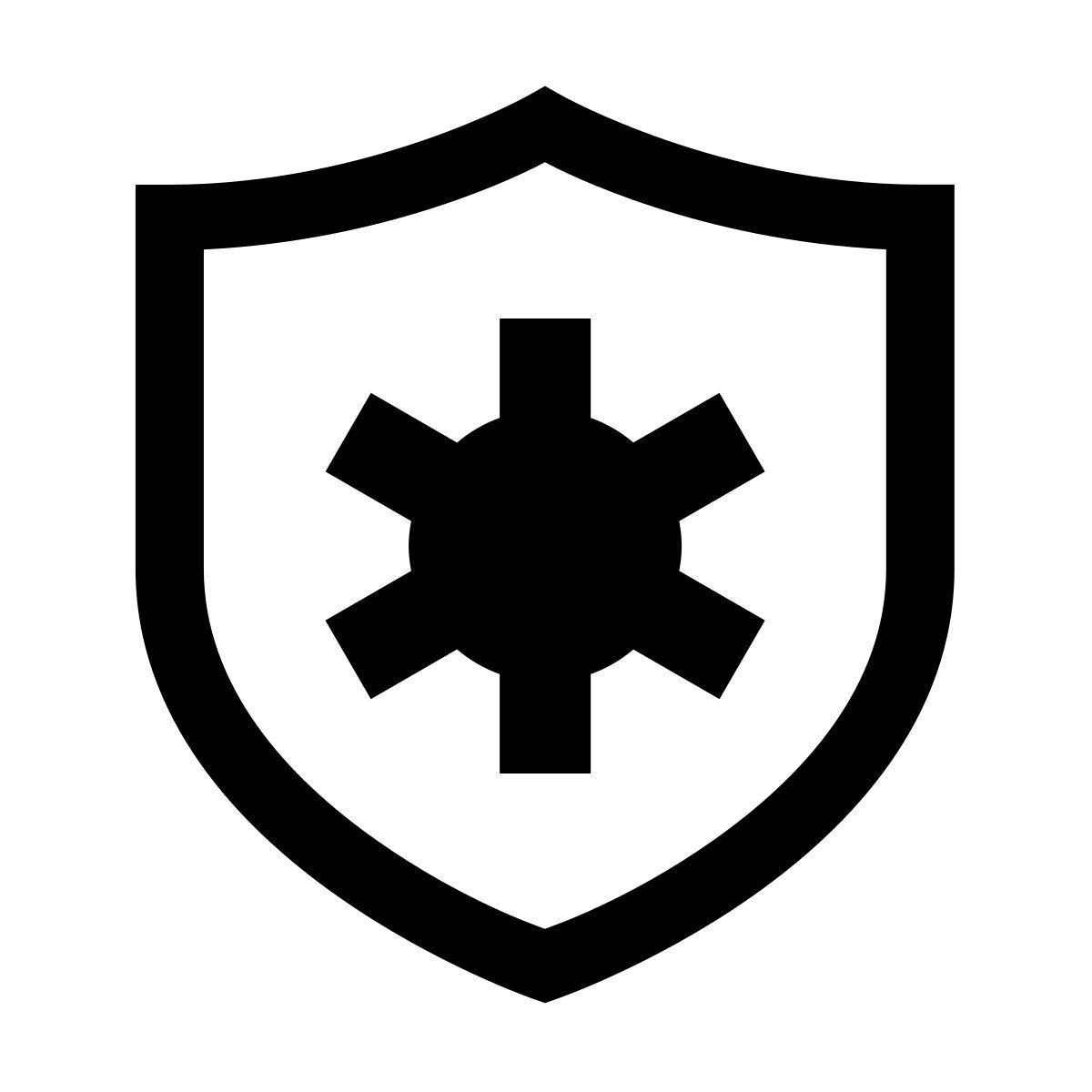 forma light sharp style 코로나바이러스 방패 icon