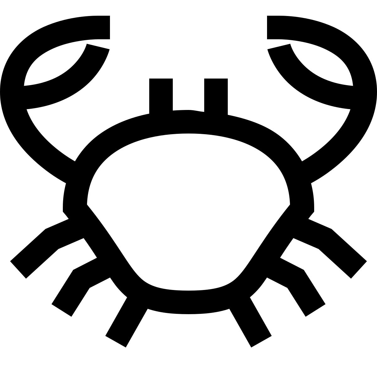 forma light sharp style crab icon