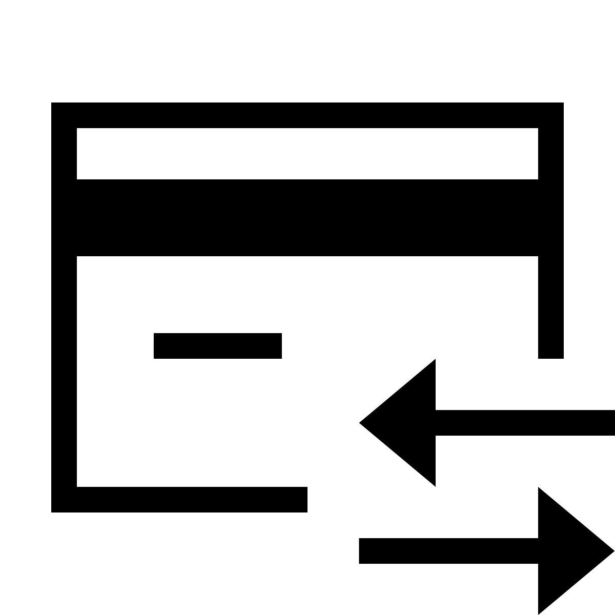 forma light sharp style credit card transfer icon