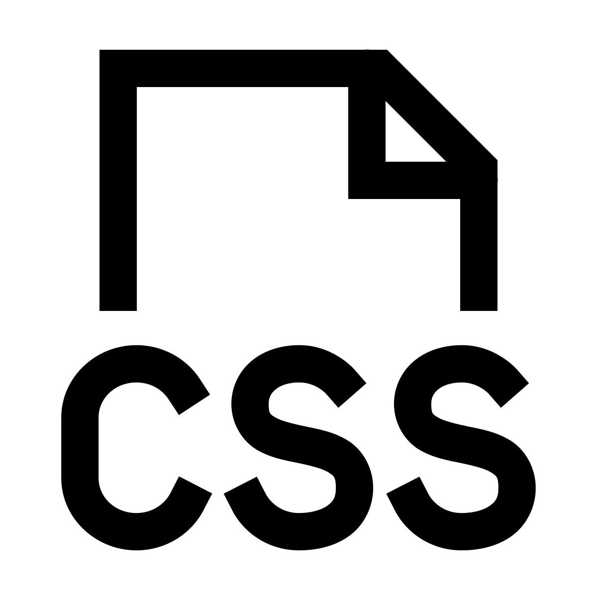 forma light sharp style css filetype icon