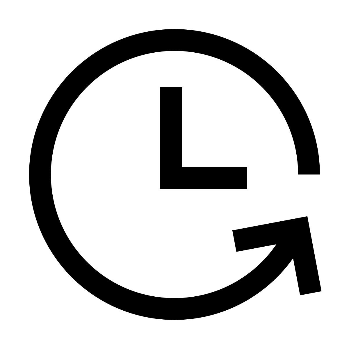 forma light sharp style delivery time icon