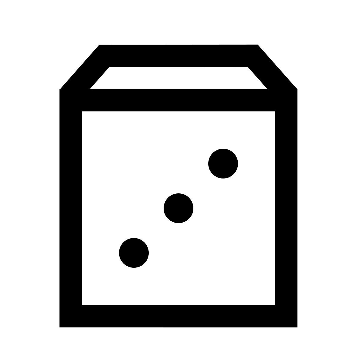 forma light sharp style dice icon