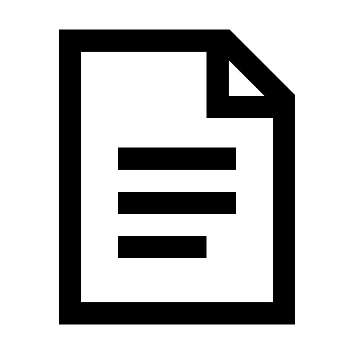 forma light sharp style documento icon