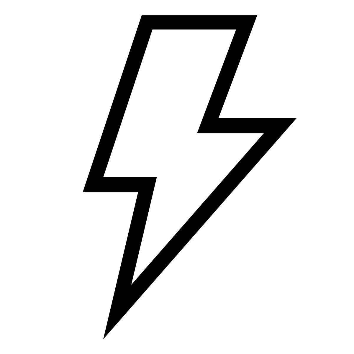 forma light sharp style elettricità icon