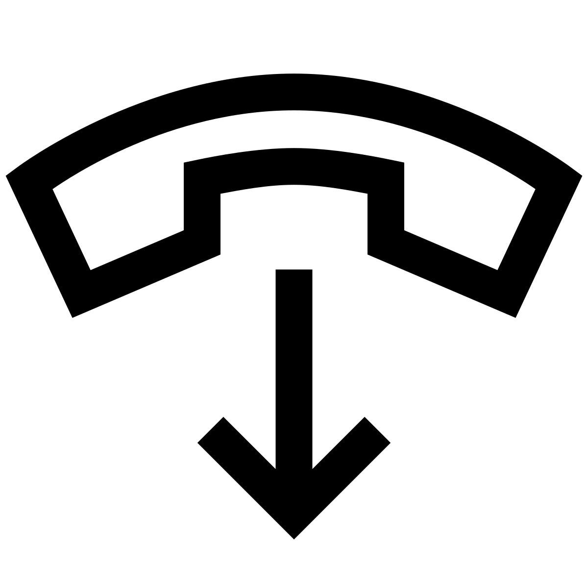 forma light sharp style fine chiamata icon