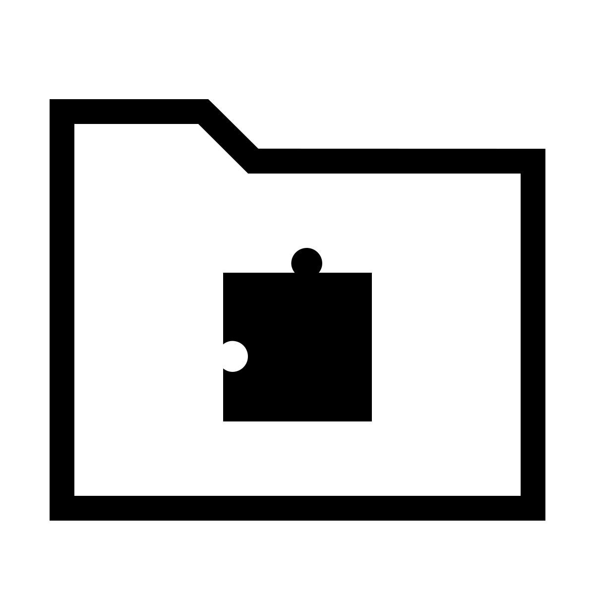 forma light sharp style extensions folder icon