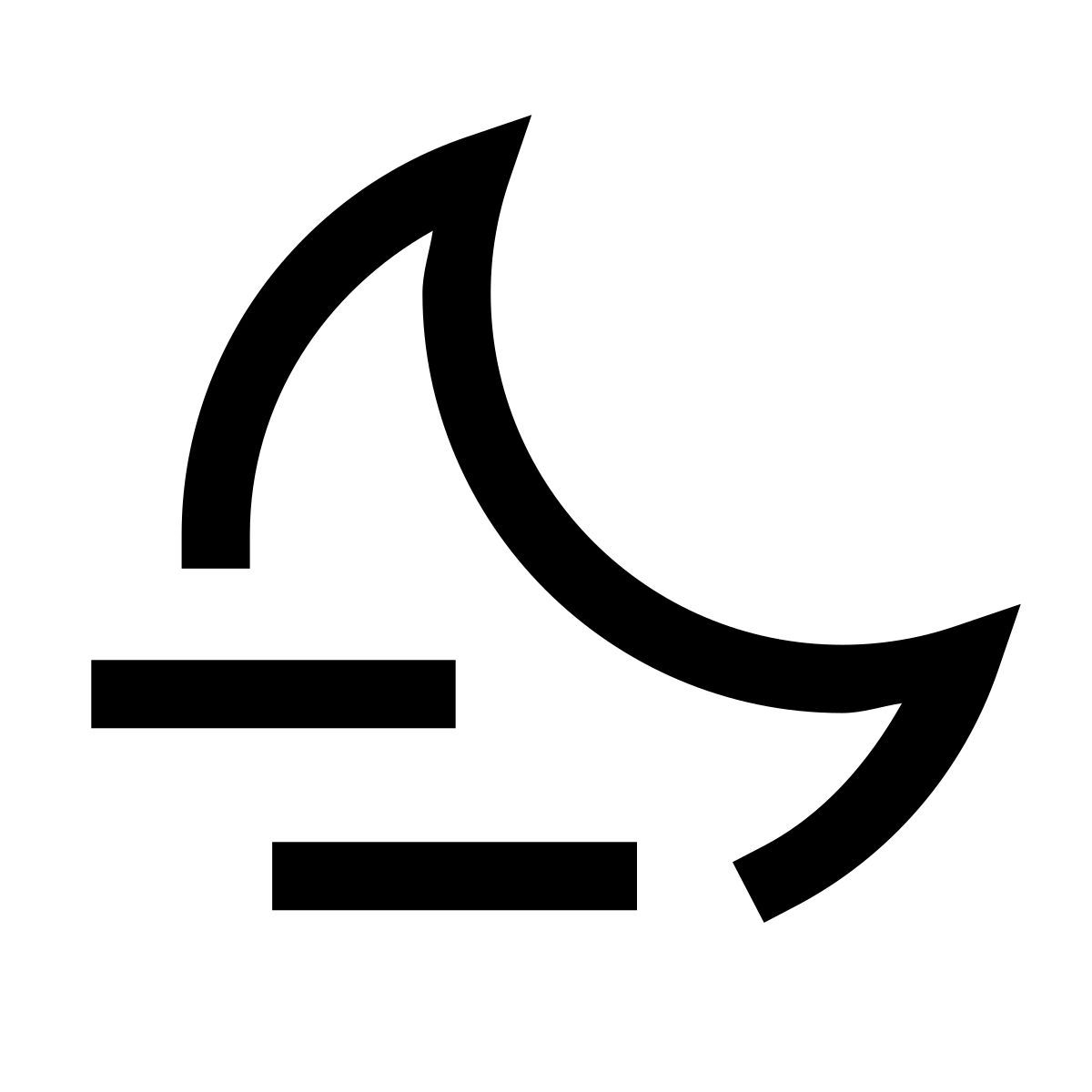 forma light sharp style brouillard de nuit icon