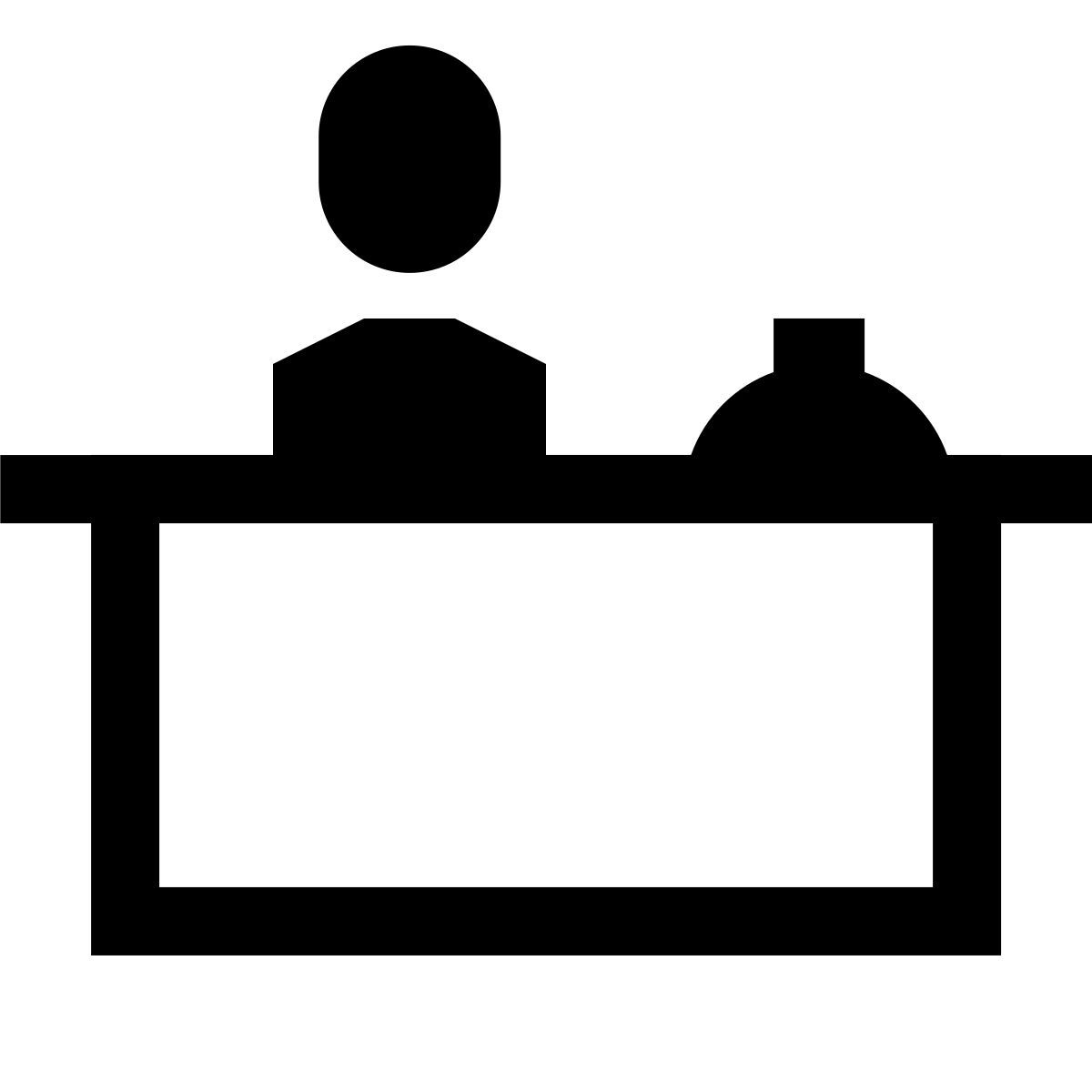 forma light sharp style front desk icon