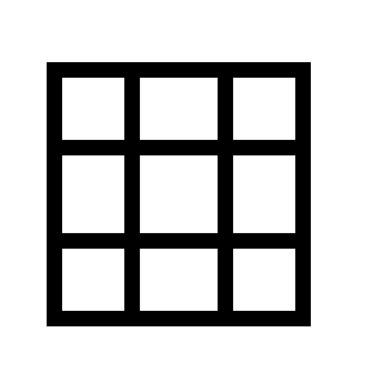 forma light sharp style grid icon