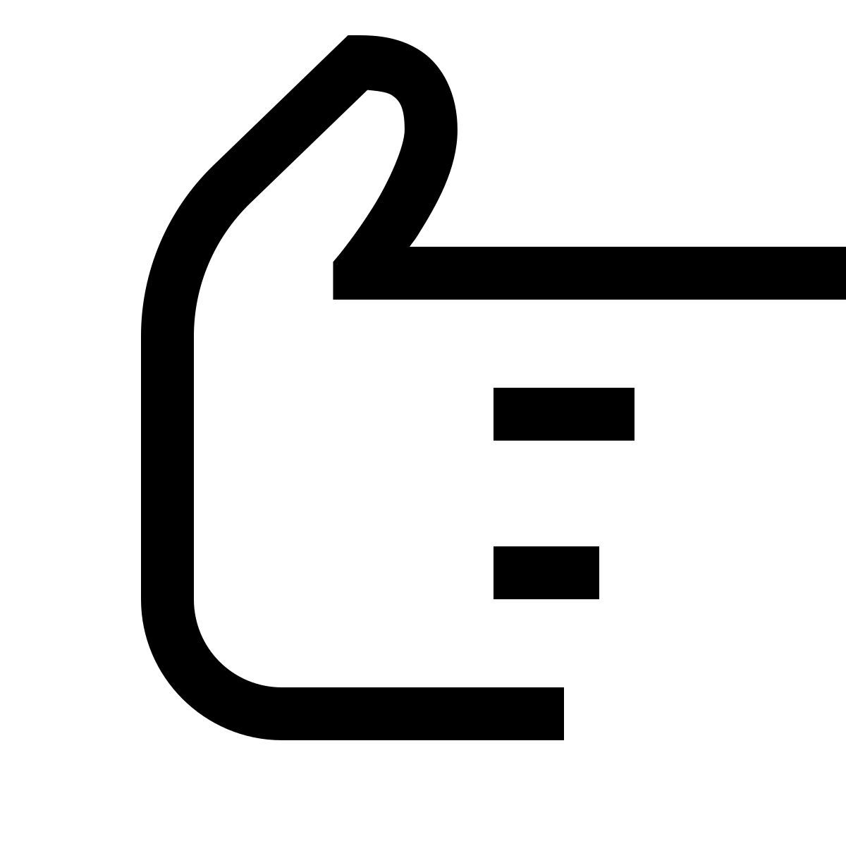 forma light sharp style mano derecha icon