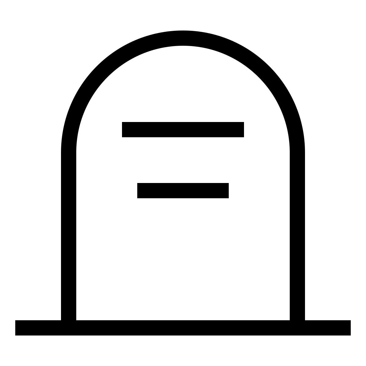 forma light sharp style 墓石 icon