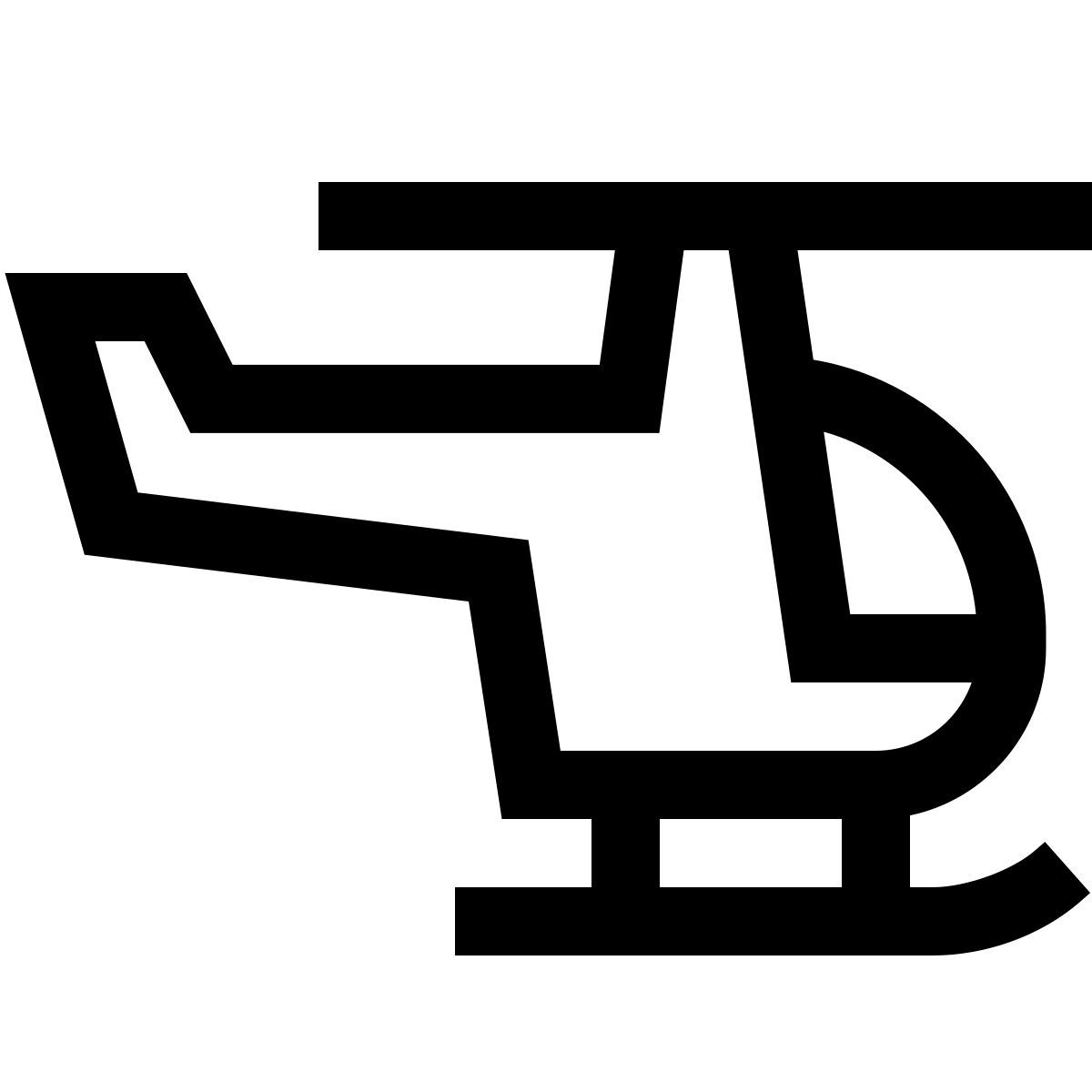 forma light sharp style elicottero icon