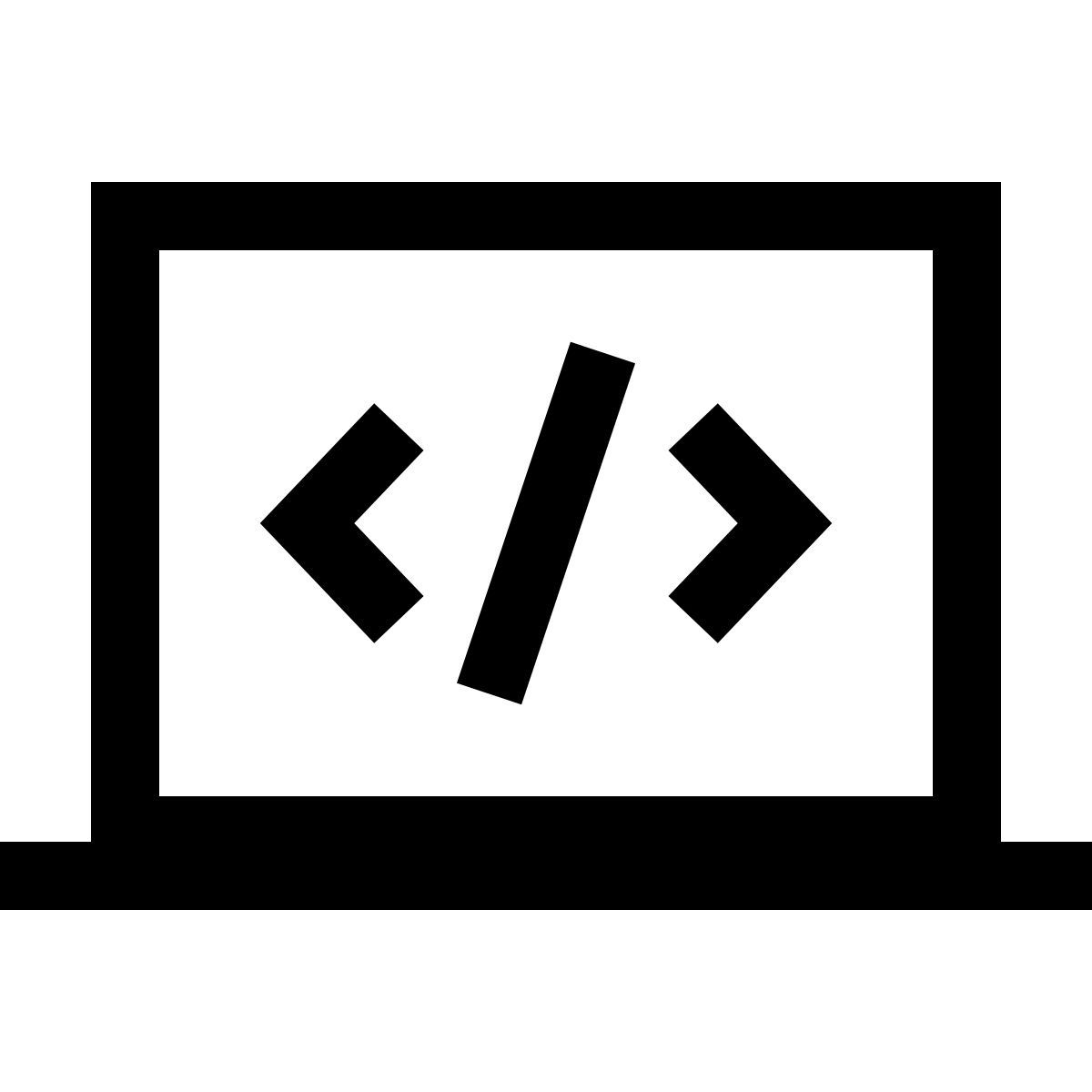 forma light sharp style coding icon