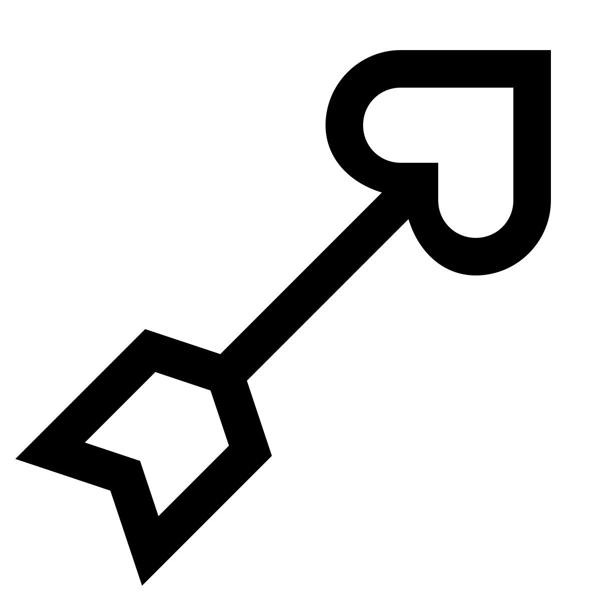 forma light sharp style liebespfeil icon