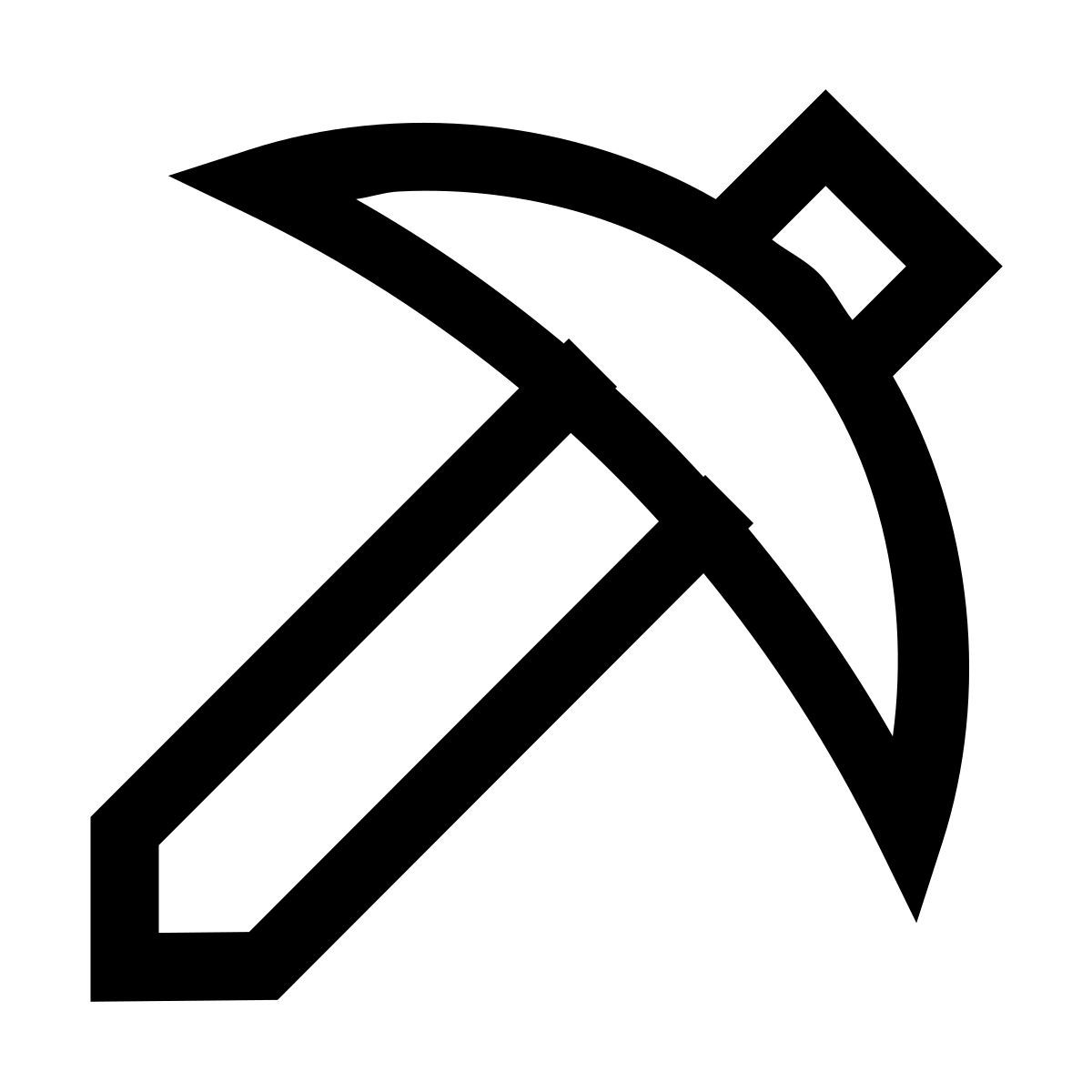 forma light sharp style 마인 크​​래프트 곡괭이 icon