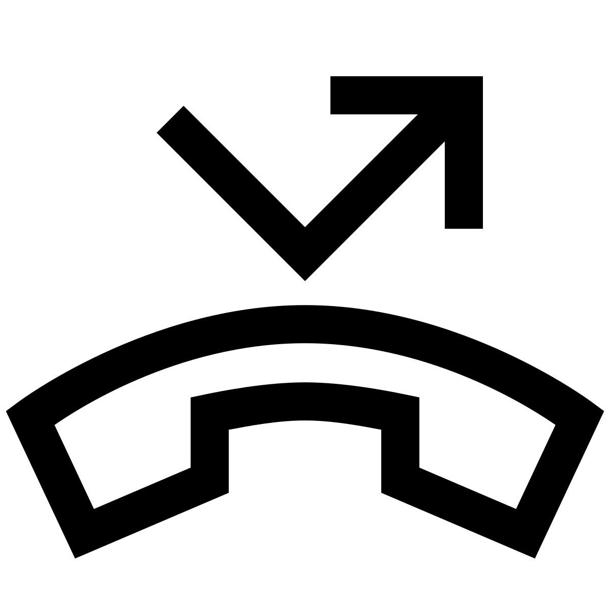 forma light sharp style chiamata persa icon