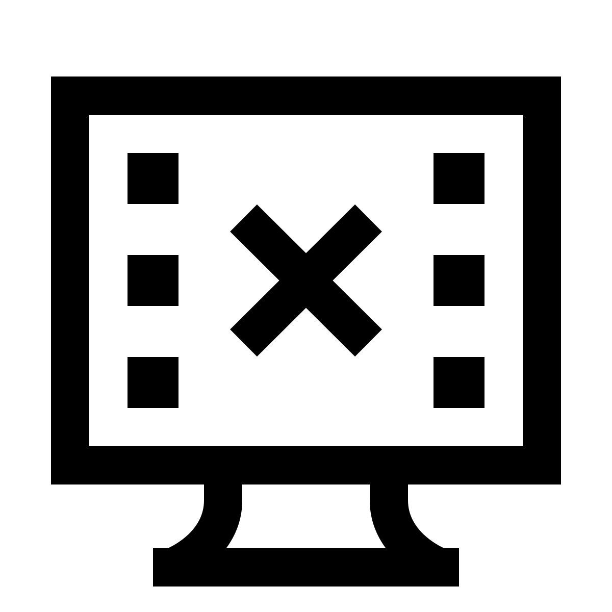 forma light sharp style not showing video frames icon