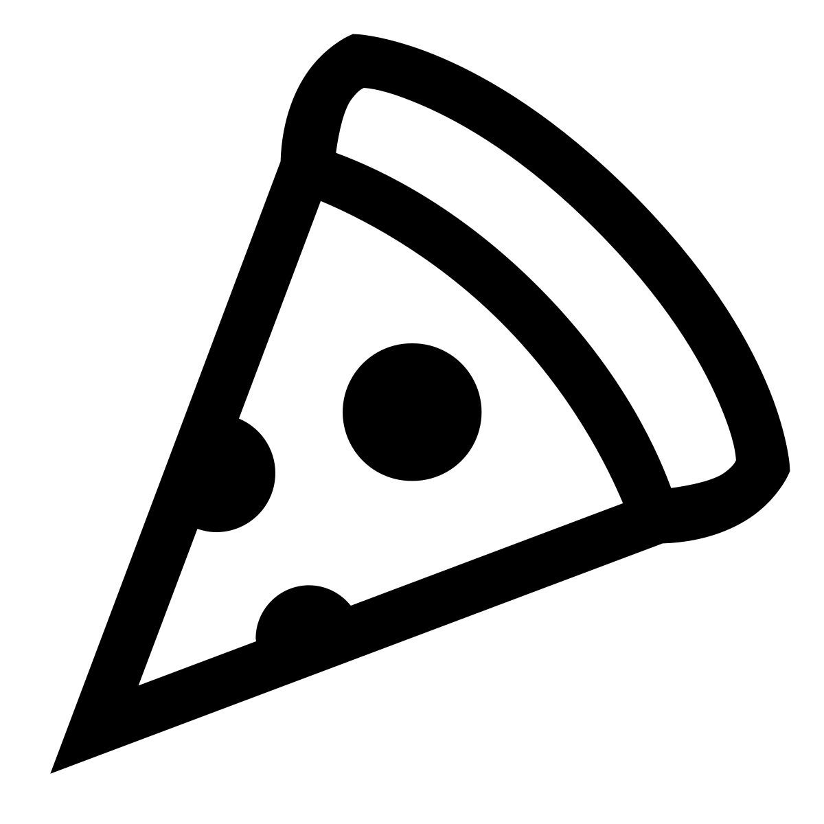 forma light sharp style pizza icon