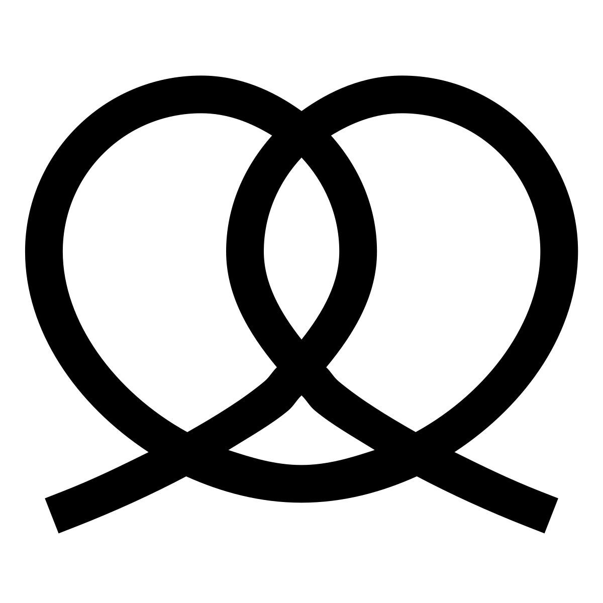 forma light sharp style pretzel icon