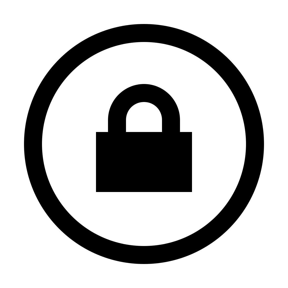forma light sharp style secure icon