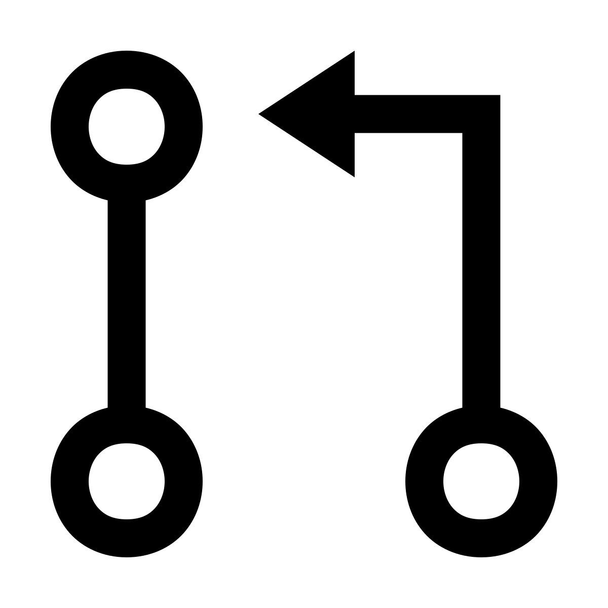 forma light sharp style pull request icon