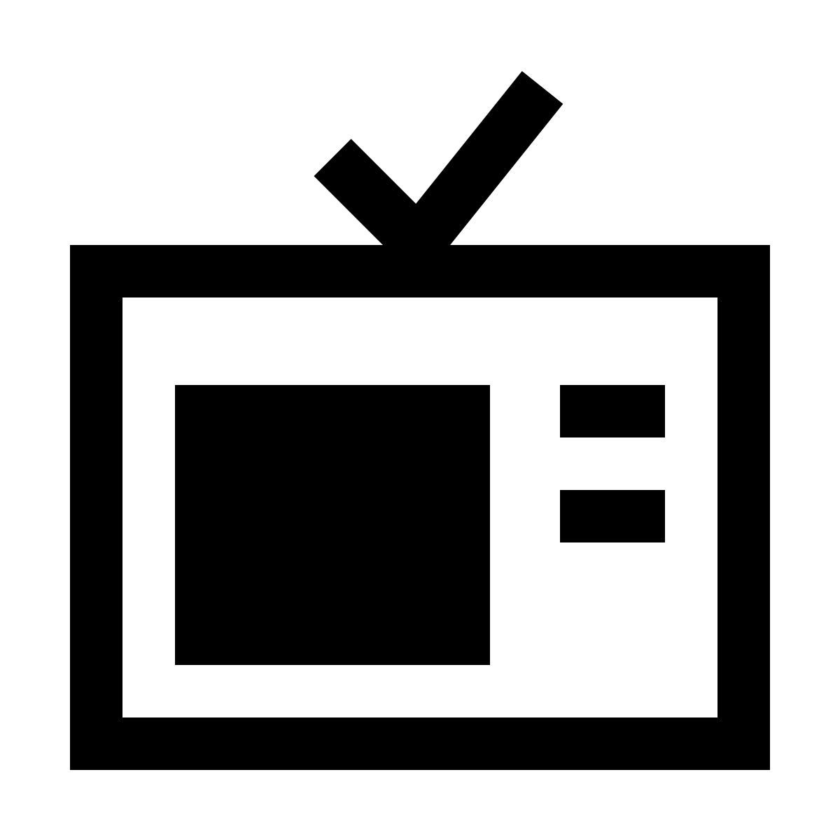 forma light sharp style retro tv icon