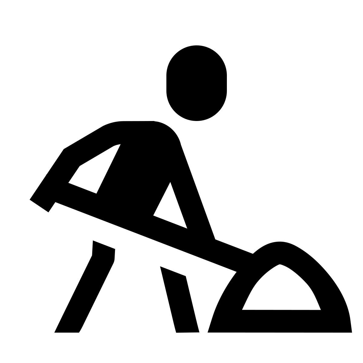 forma light sharp style 도로 노동자 icon