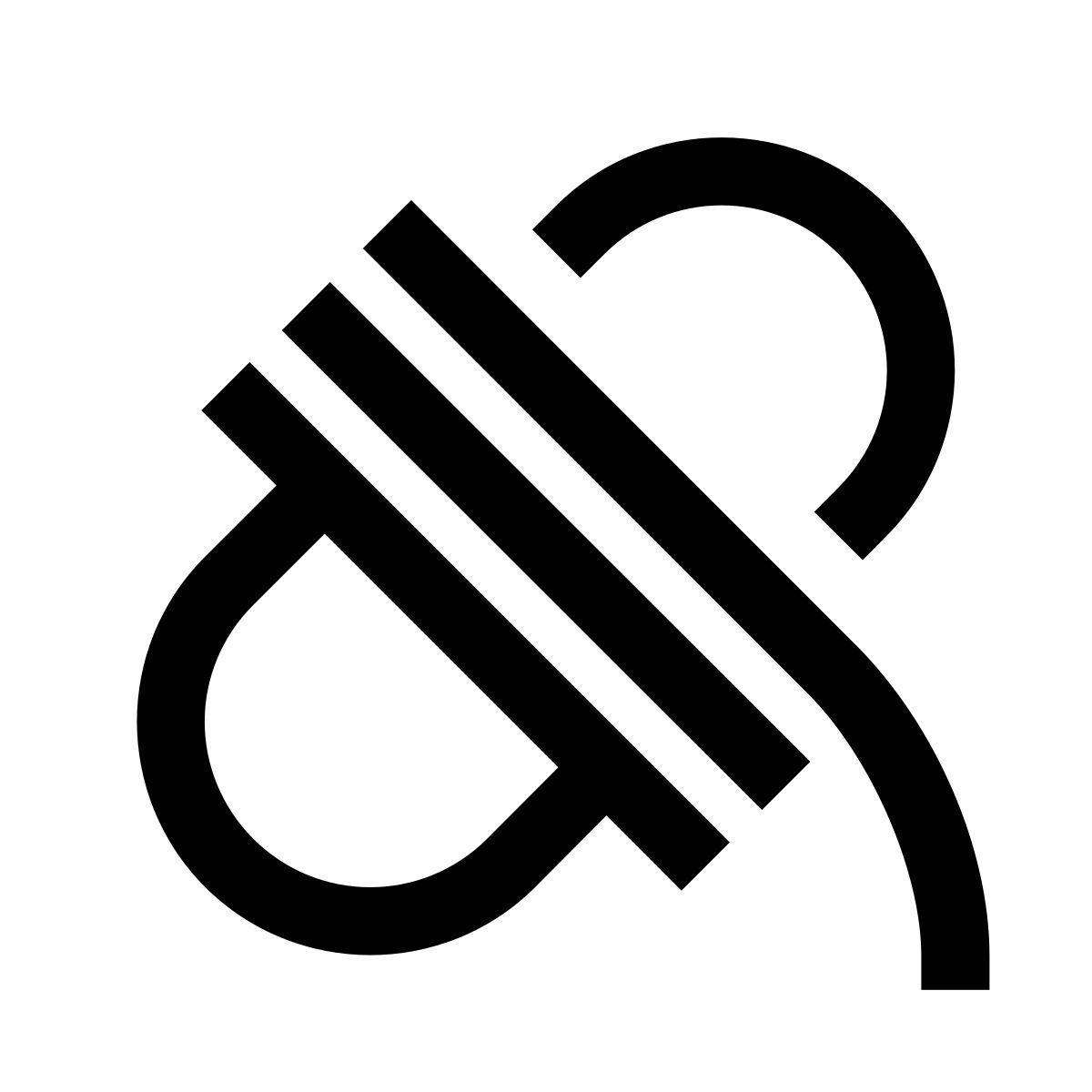 forma light sharp style 绳 icon