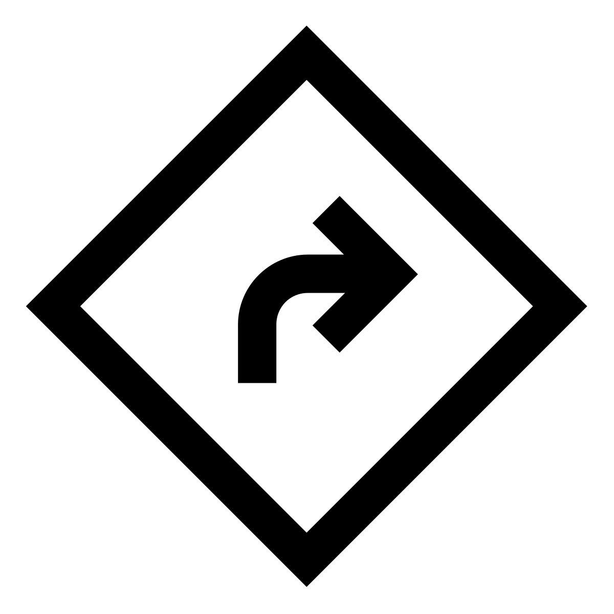 forma light sharp style route icon