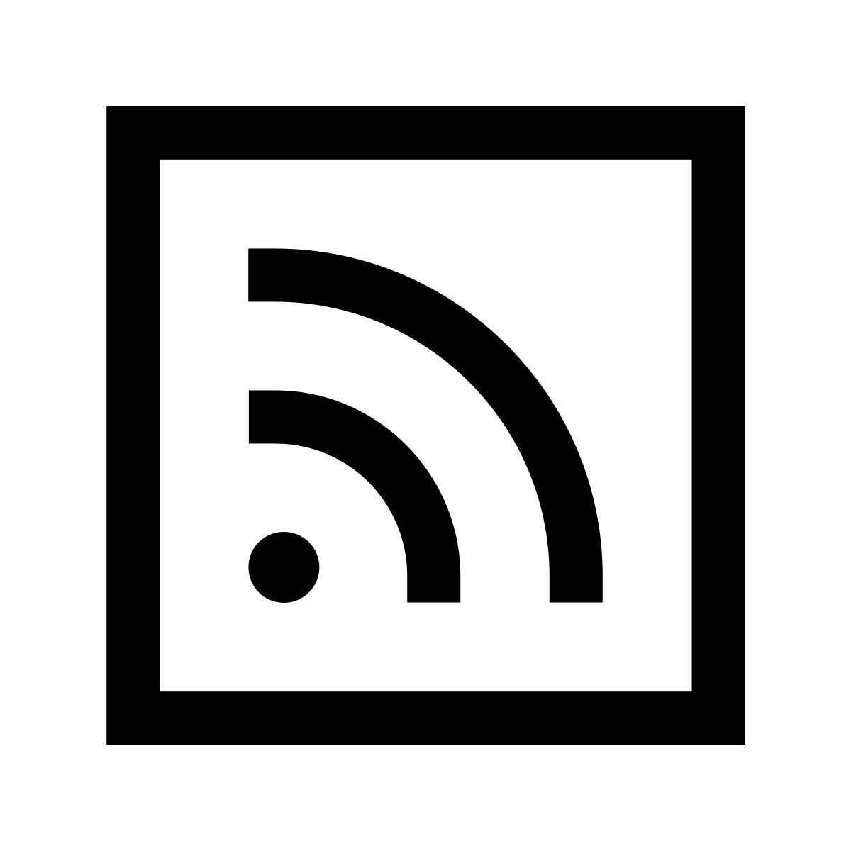 forma light sharp style rss icon