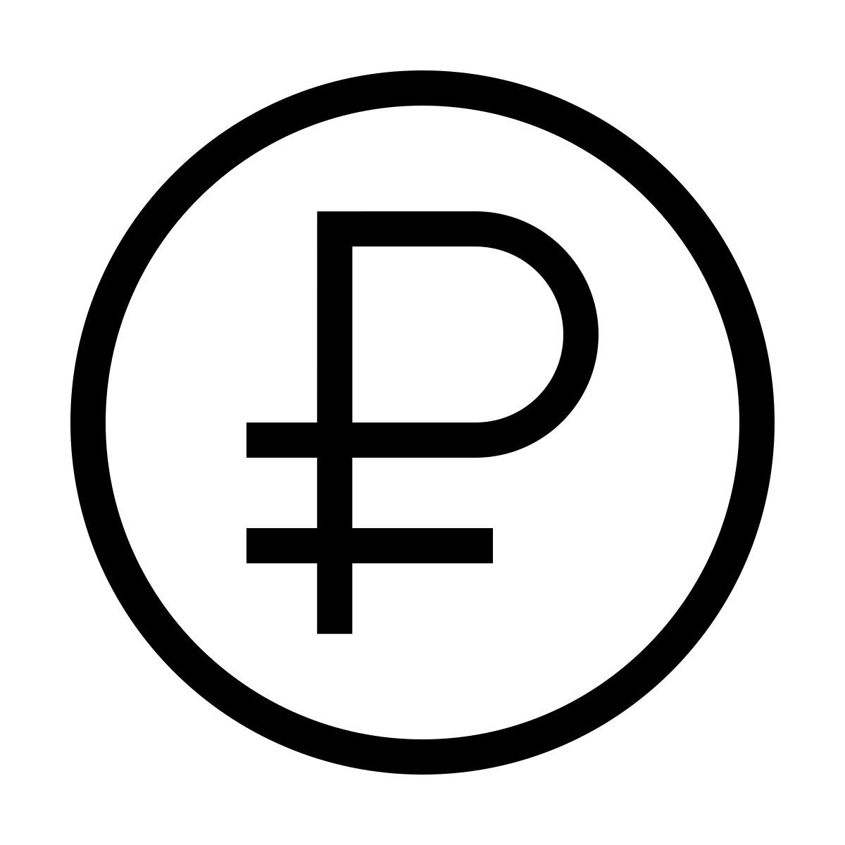 forma light sharp style rublo icon