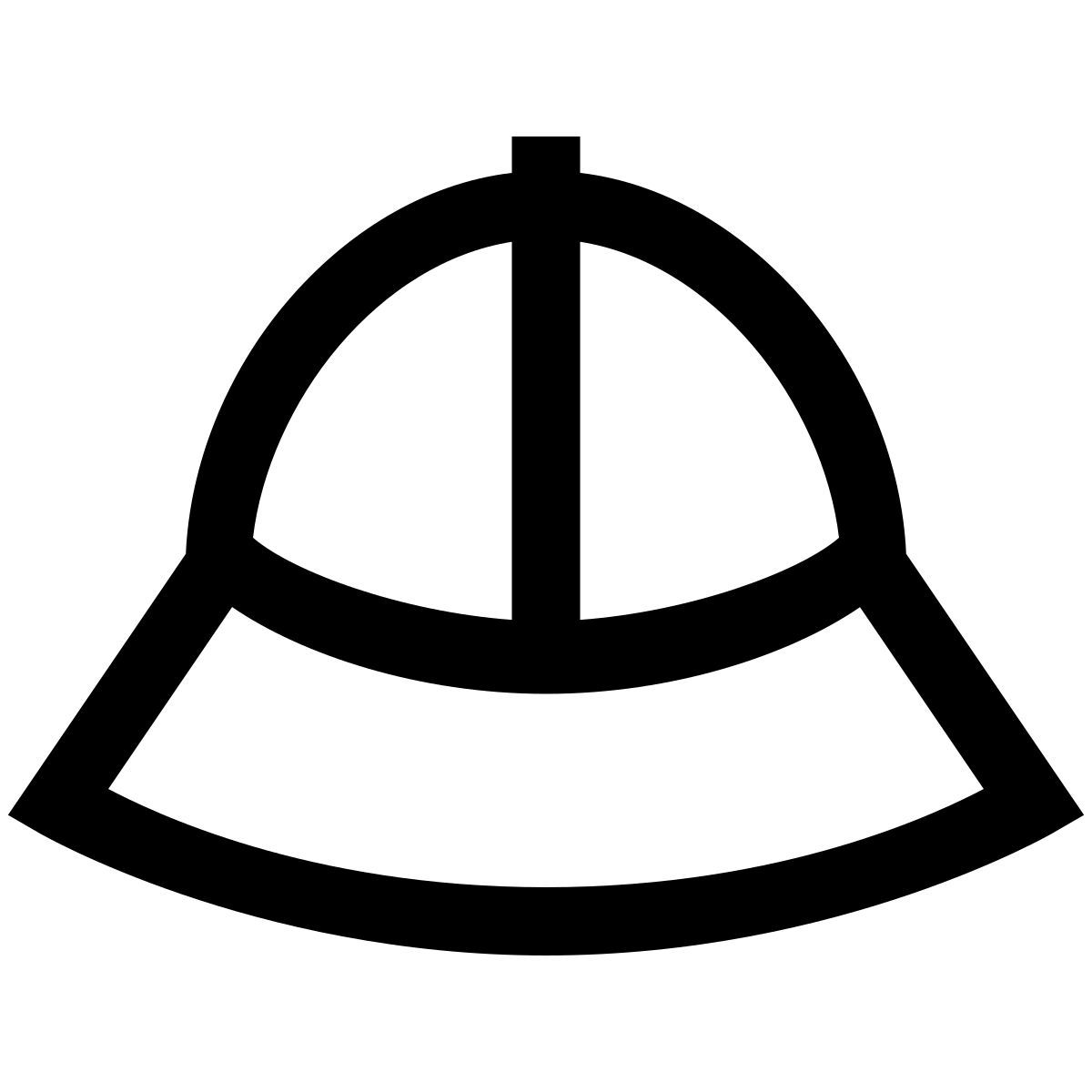 forma light sharp style chapéu de safari icon