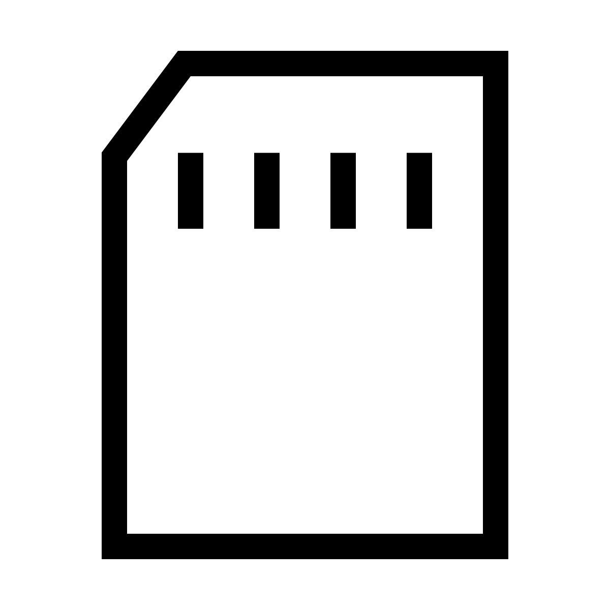 forma light sharp style sd icon