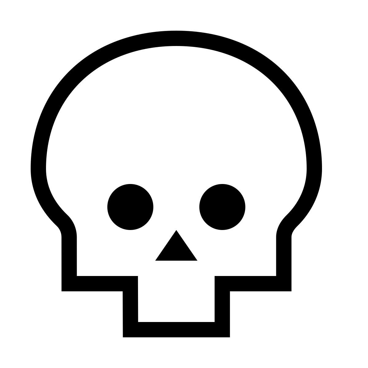 forma light sharp style esqueleto icon