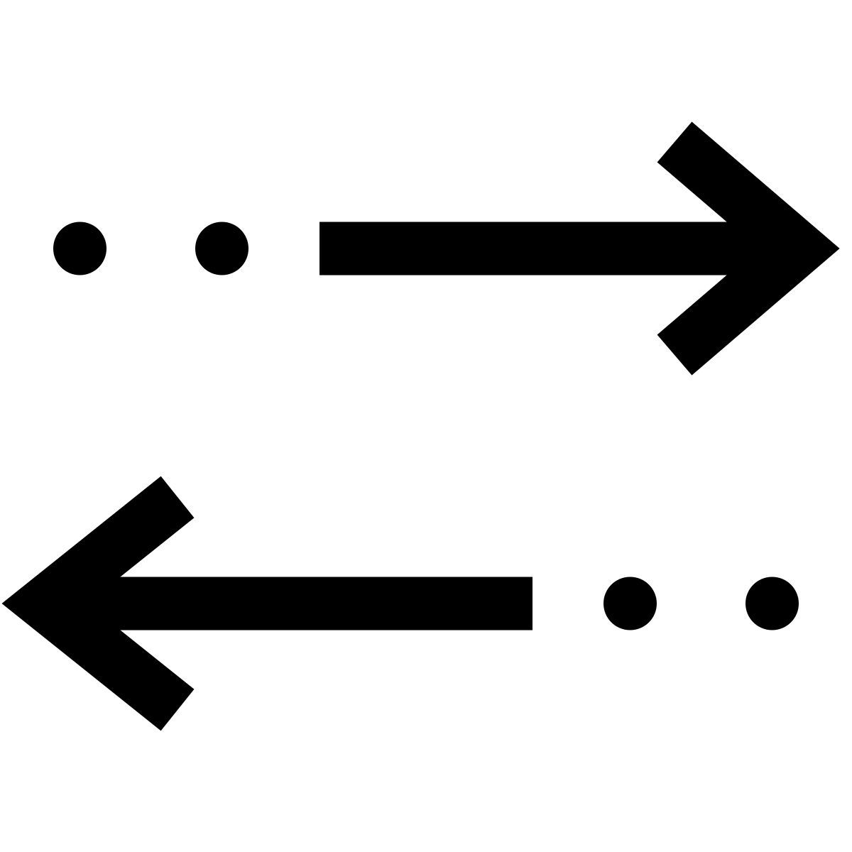 forma light sharp style 화살표 수평 정렬 icon