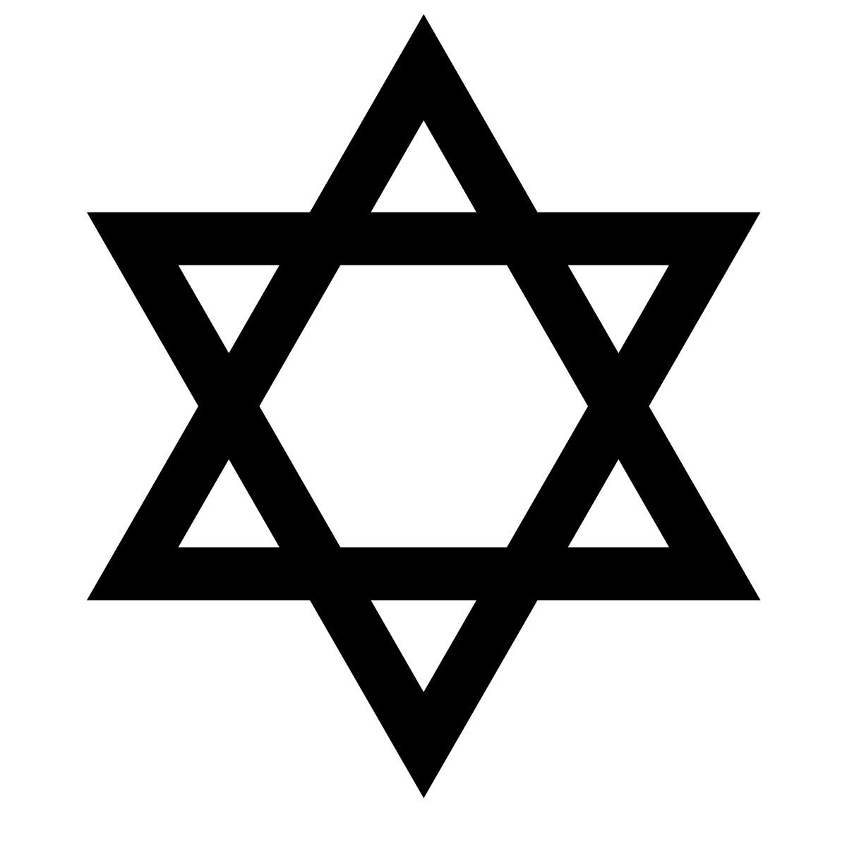 forma light sharp style star of david icon