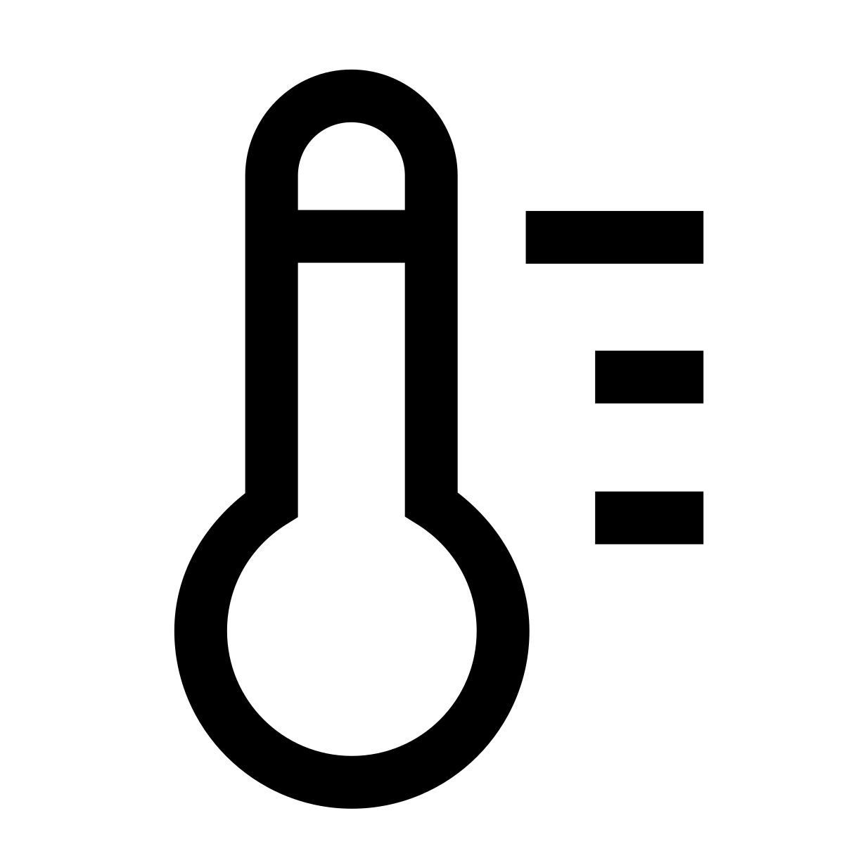 forma light sharp style temperature icon