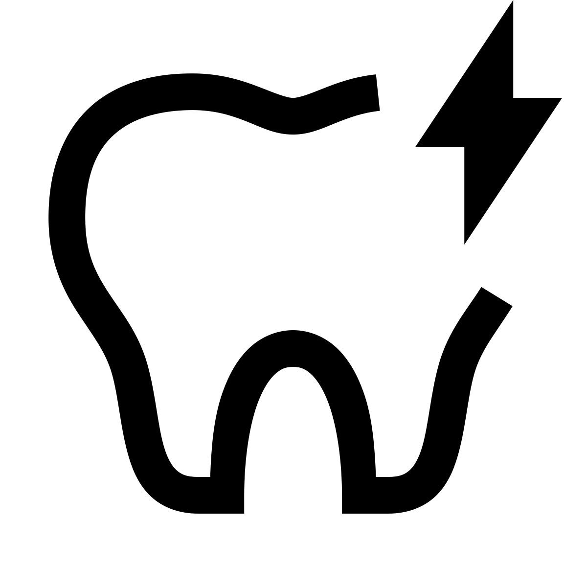 forma light sharp style toothache icon