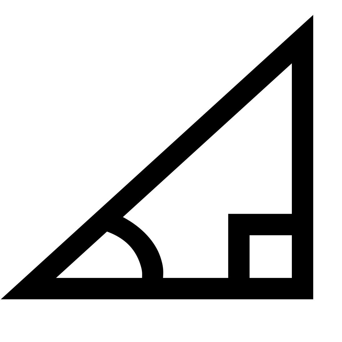 forma light sharp style 삼각법 icon