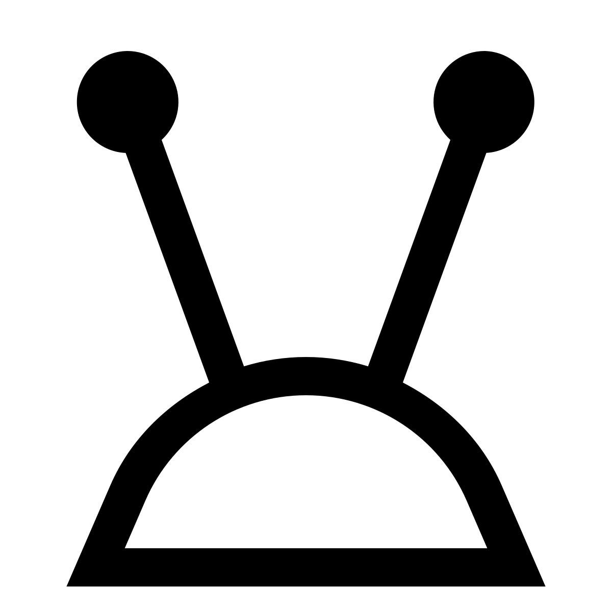forma light sharp style tv antenne icon