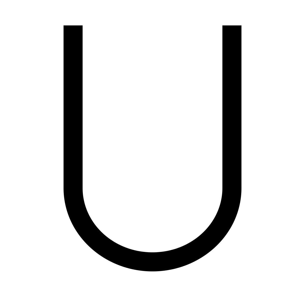 forma light sharp style u icon