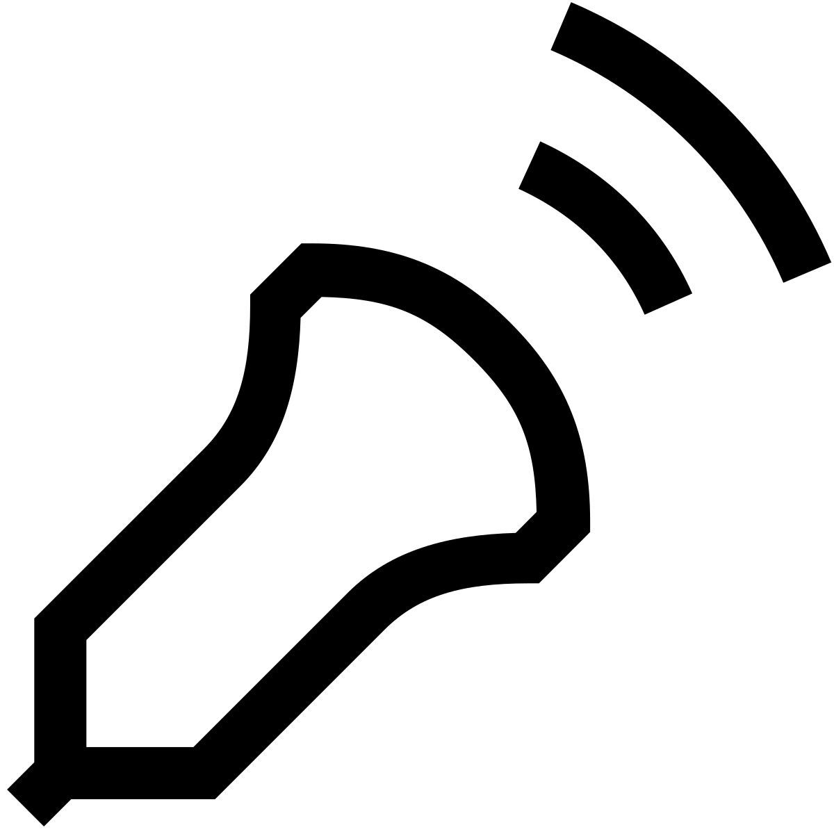 forma light sharp style ultrasonido icon