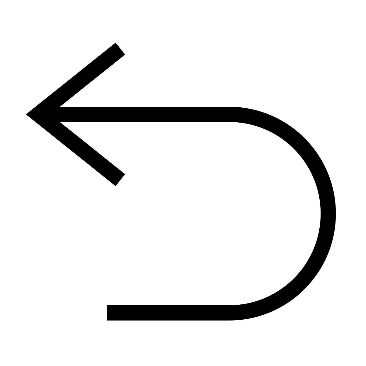 forma light sharp style 撤销 icon