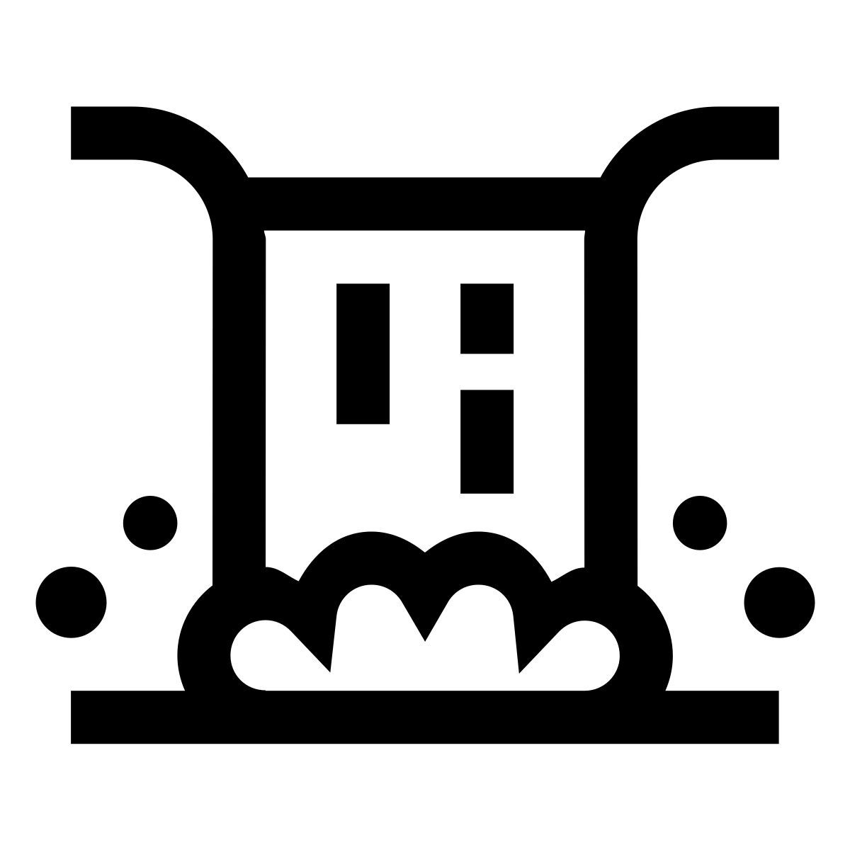 forma light sharp style wasserfall icon