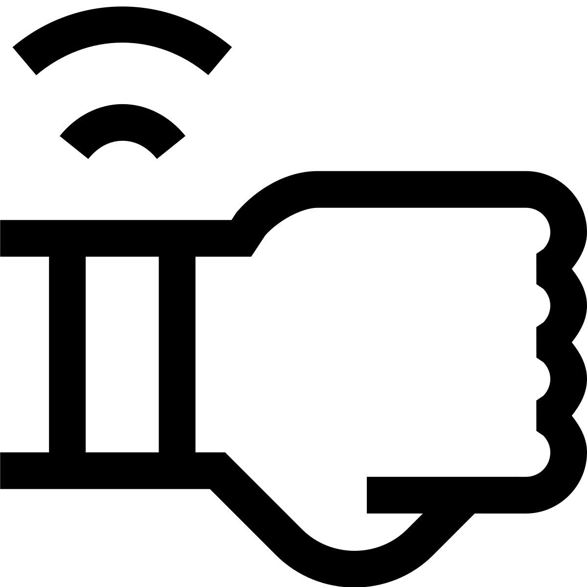 forma light sharp style tragbare technologie icon